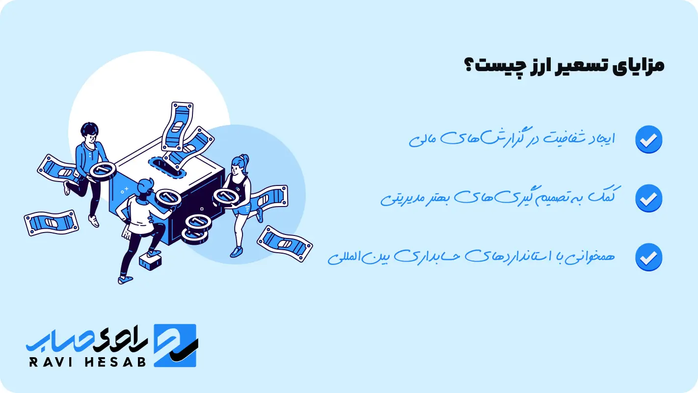مزایای تسعیر ارز